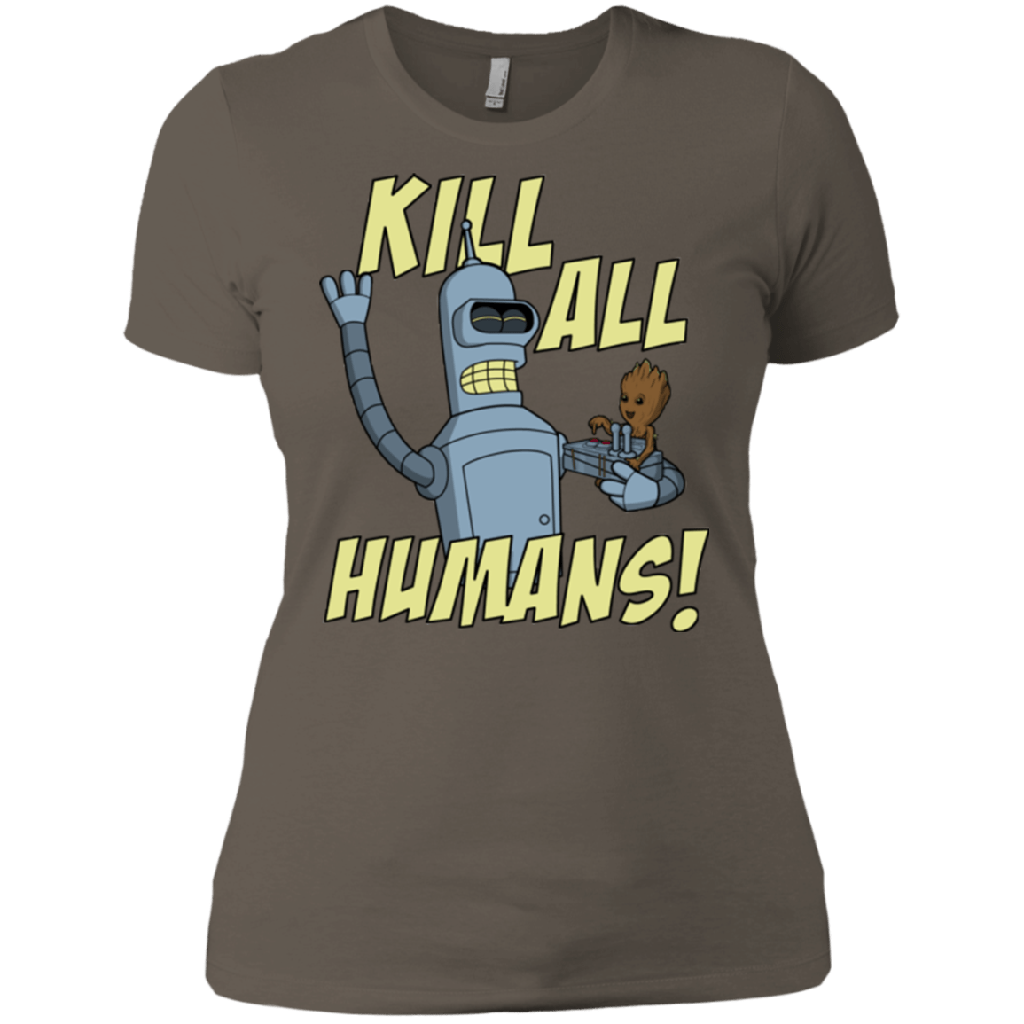 T-Shirts Warm Grey / X-Small The Button Friends Women's Premium T-Shirt