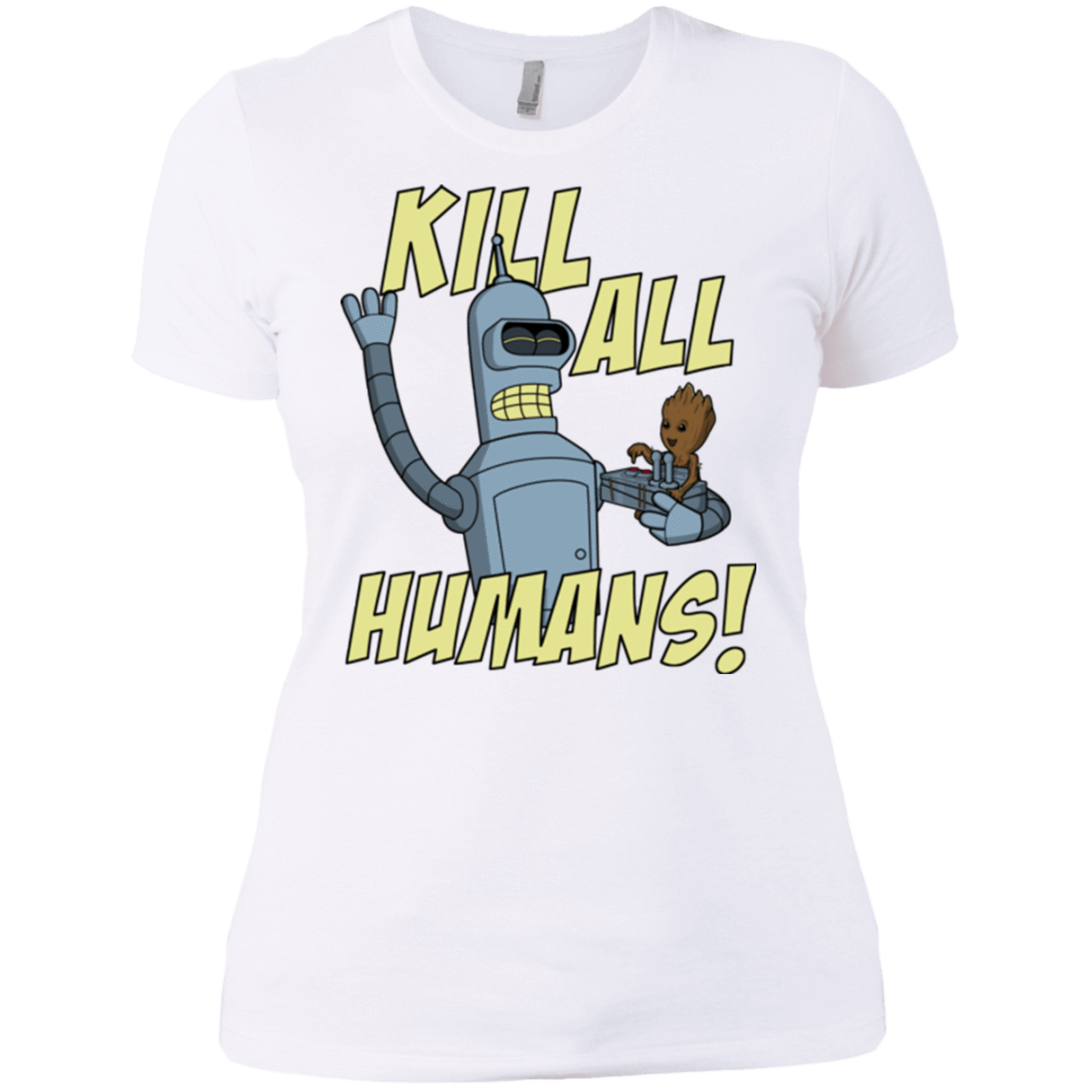 T-Shirts White / X-Small The Button Friends Women's Premium T-Shirt