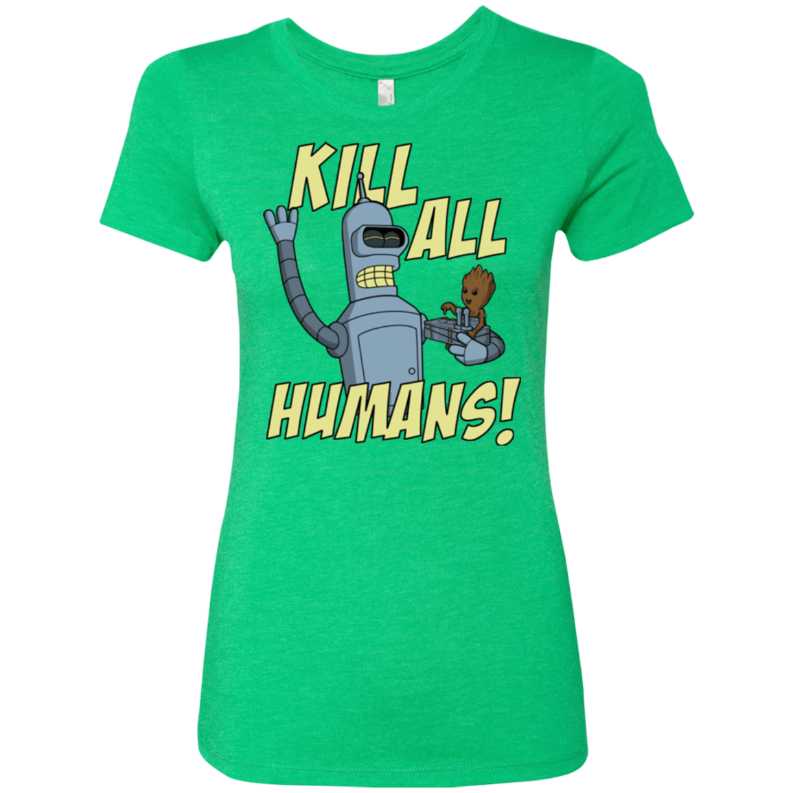 T-Shirts Envy / Small The Button Friends Women's Triblend T-Shirt