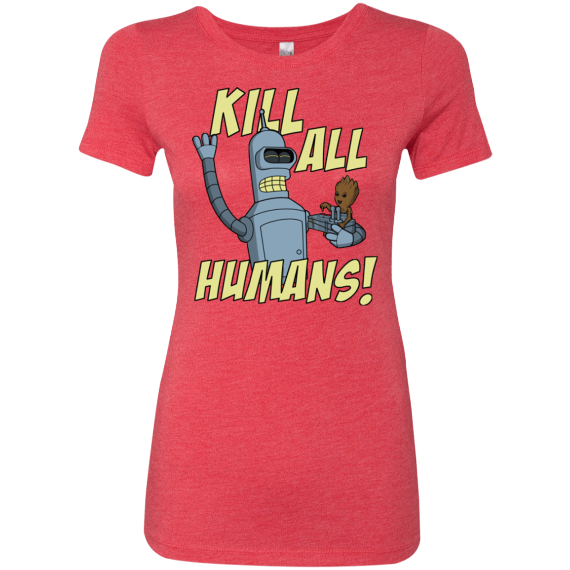 T-Shirts Vintage Red / Small The Button Friends Women's Triblend T-Shirt