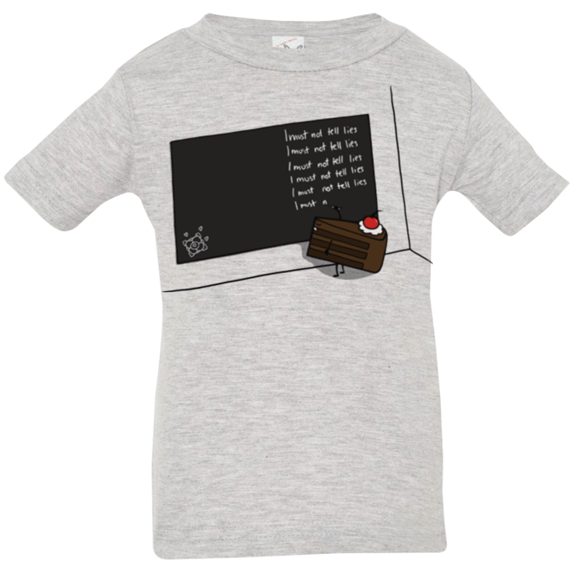 T-Shirts Heather / 6 Months The Cake is a Lie Infant Premium T-Shirt