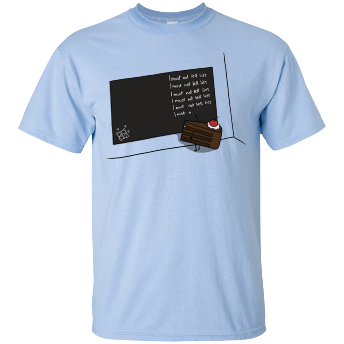 T-Shirts Light Blue / Small The Cake is a Lie T-Shirt