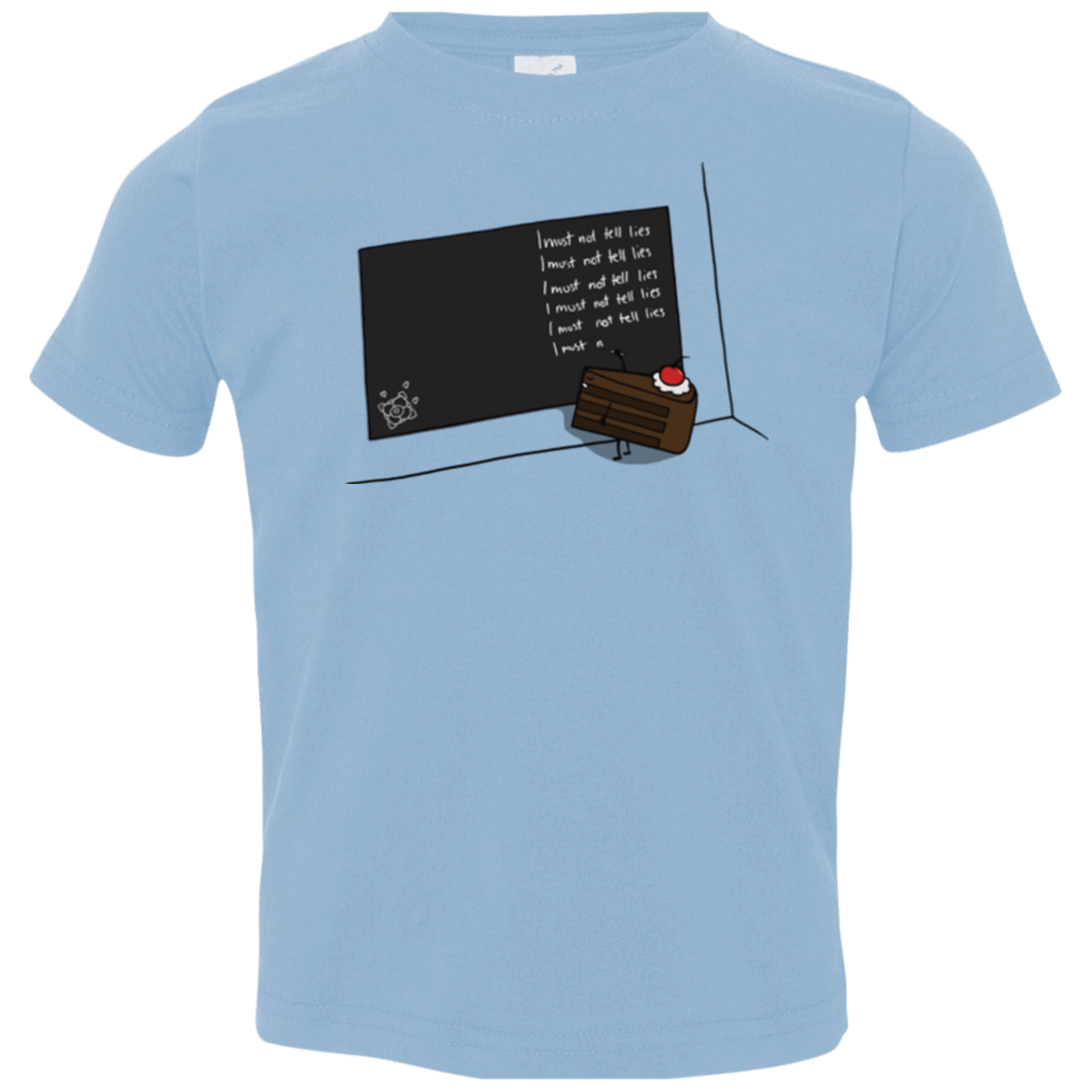 T-Shirts Light Blue / 2T The Cake is a Lie Toddler Premium T-Shirt