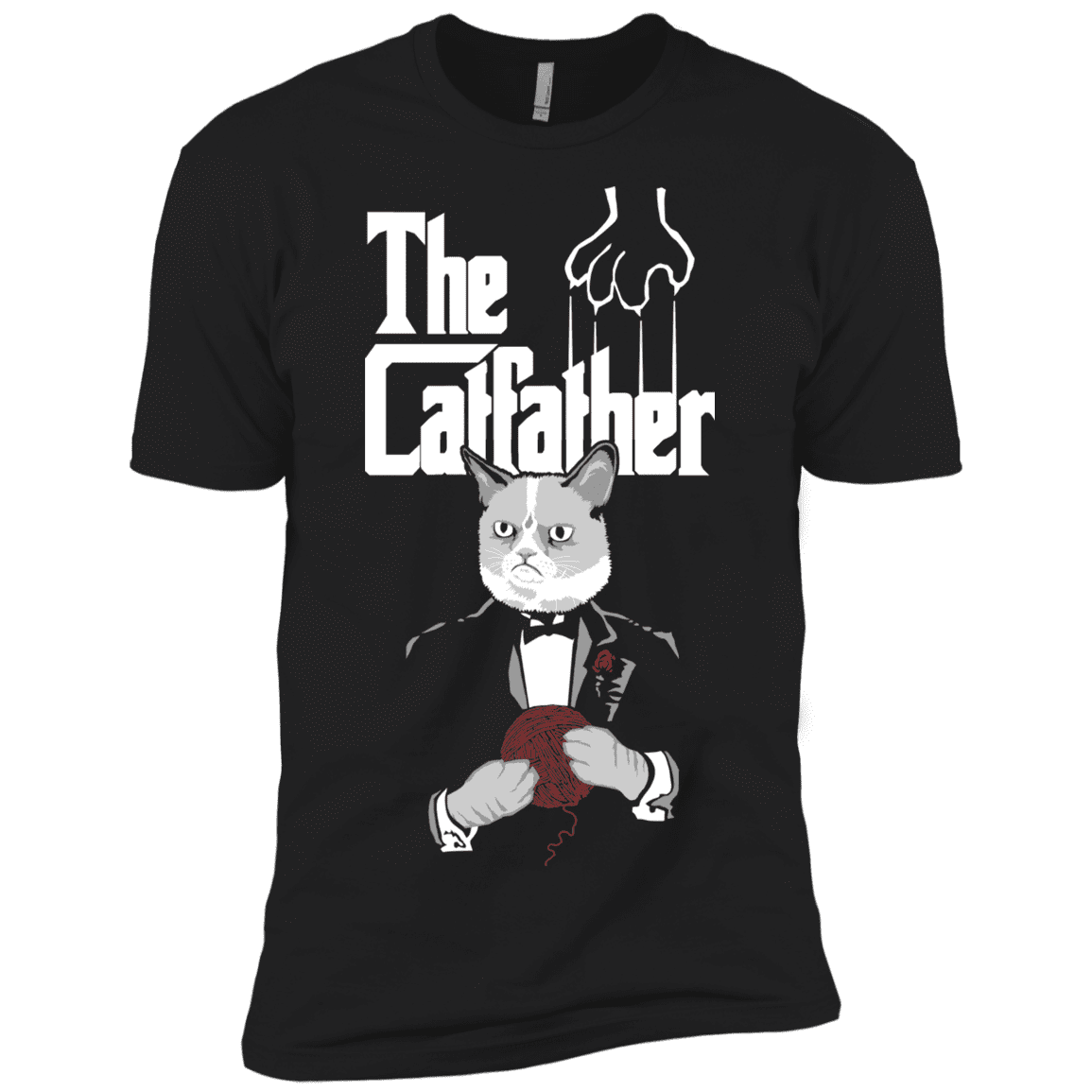T-Shirts Black / X-Small The Catfather Men's Premium T-Shirt