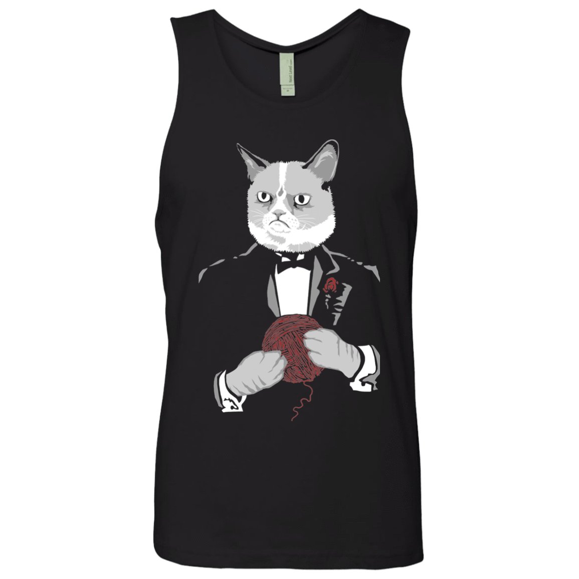 T-Shirts Black / Small The Catfather Men's Premium Tank Top