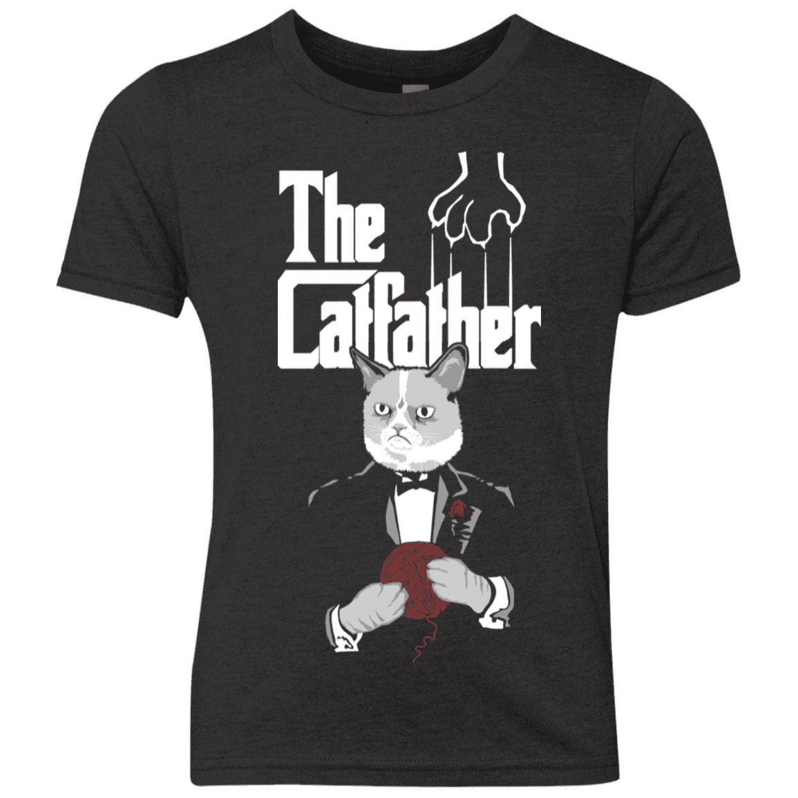 T-Shirts Vintage Black / YXS The Catfather Youth Triblend T-Shirt