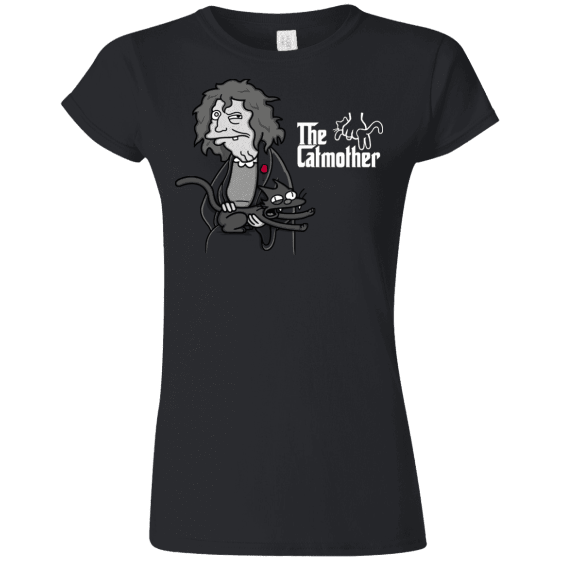 T-Shirts Black / S The Catmother Junior Slimmer-Fit T-Shirt