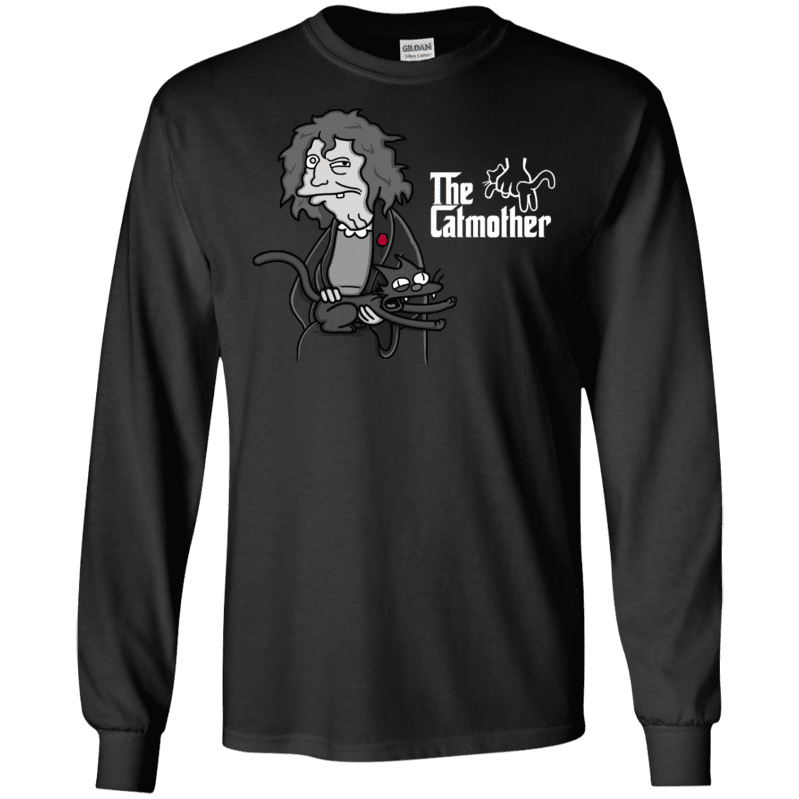 T-Shirts Black / S The Catmother Men's Long Sleeve T-Shirt