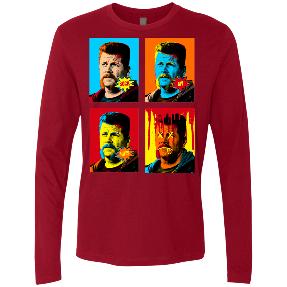 T-Shirts Cardinal / Small The Champ Pop Men's Premium Long Sleeve