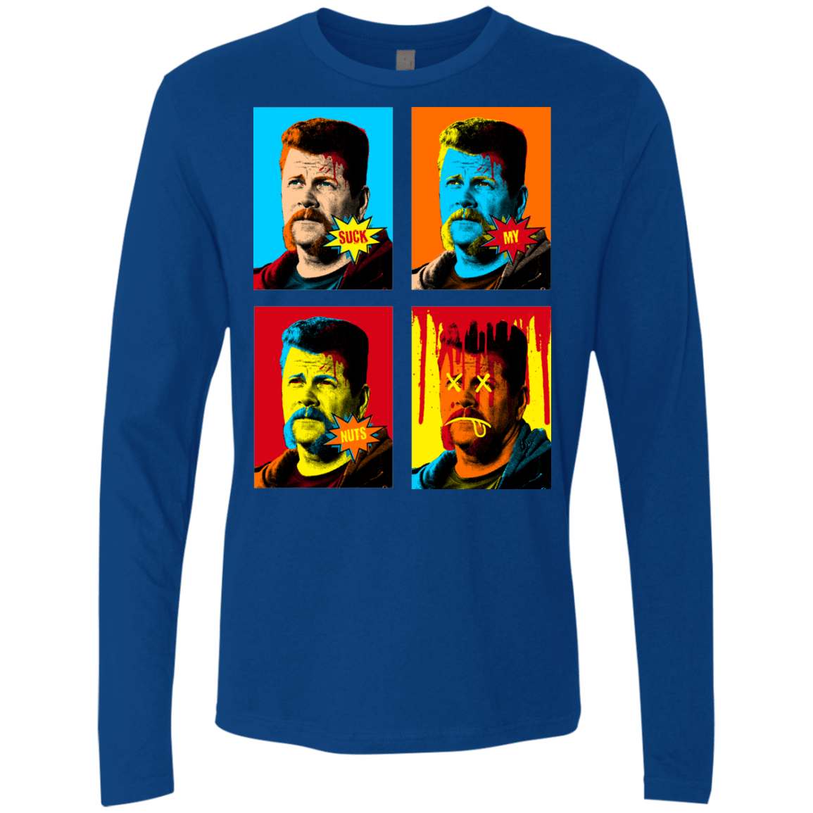 T-Shirts Royal / Small The Champ Pop Men's Premium Long Sleeve