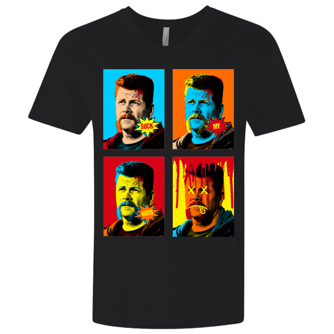 T-Shirts Black / X-Small The Champ Pop Men's Premium V-Neck