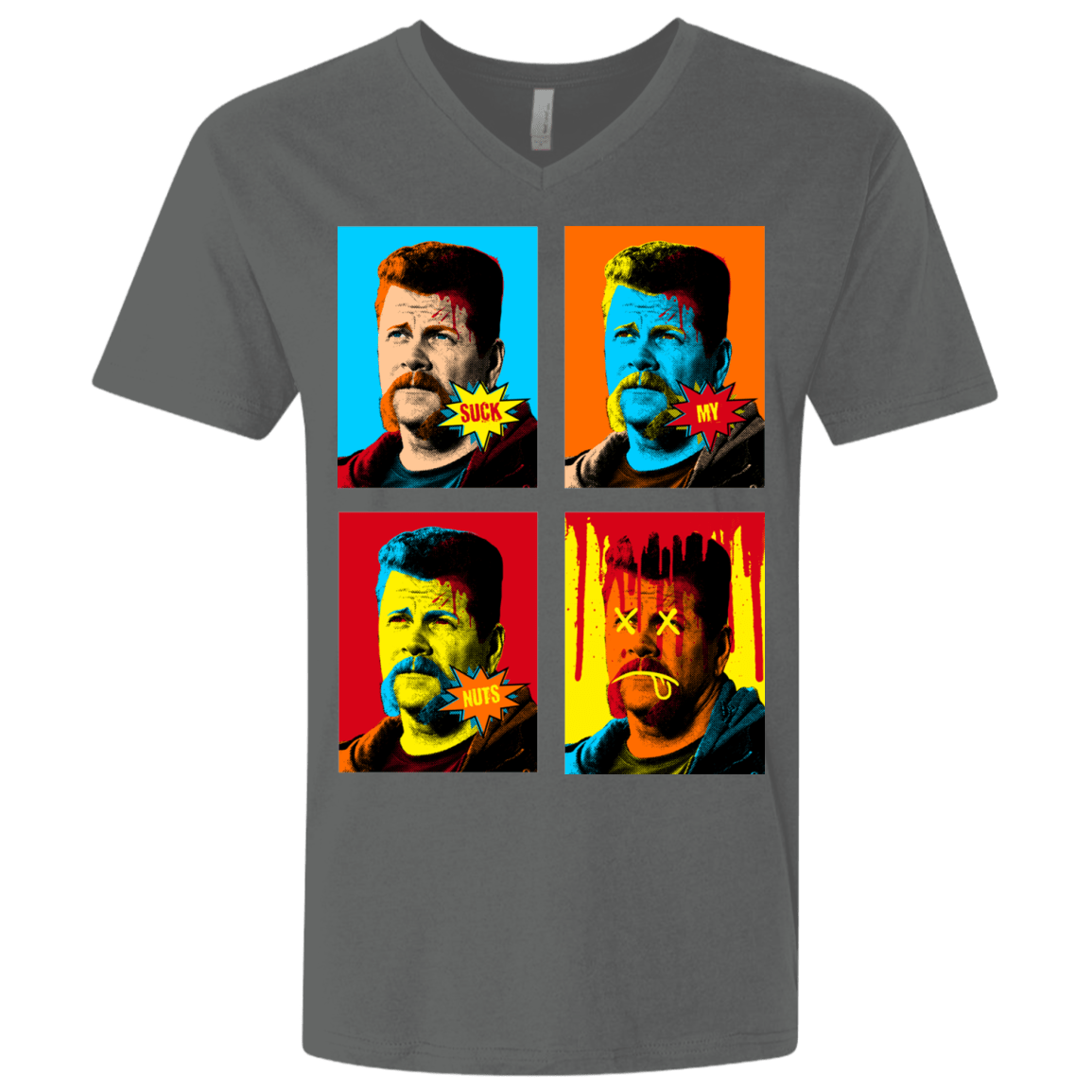 T-Shirts Heavy Metal / X-Small The Champ Pop Men's Premium V-Neck