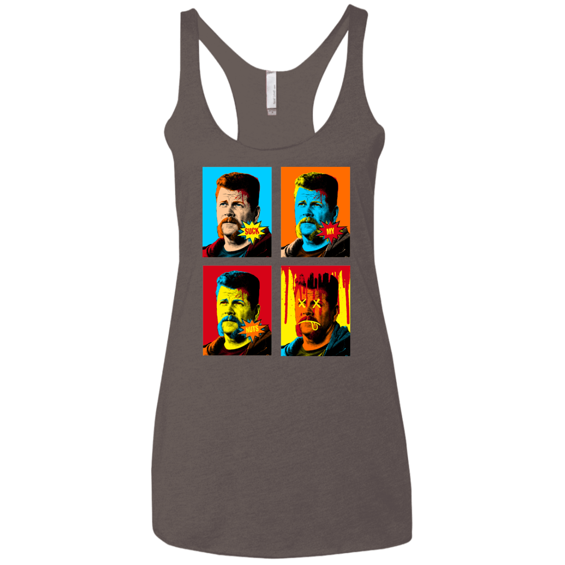 T-Shirts Macchiato / X-Small The Champ Pop Women's Triblend Racerback Tank