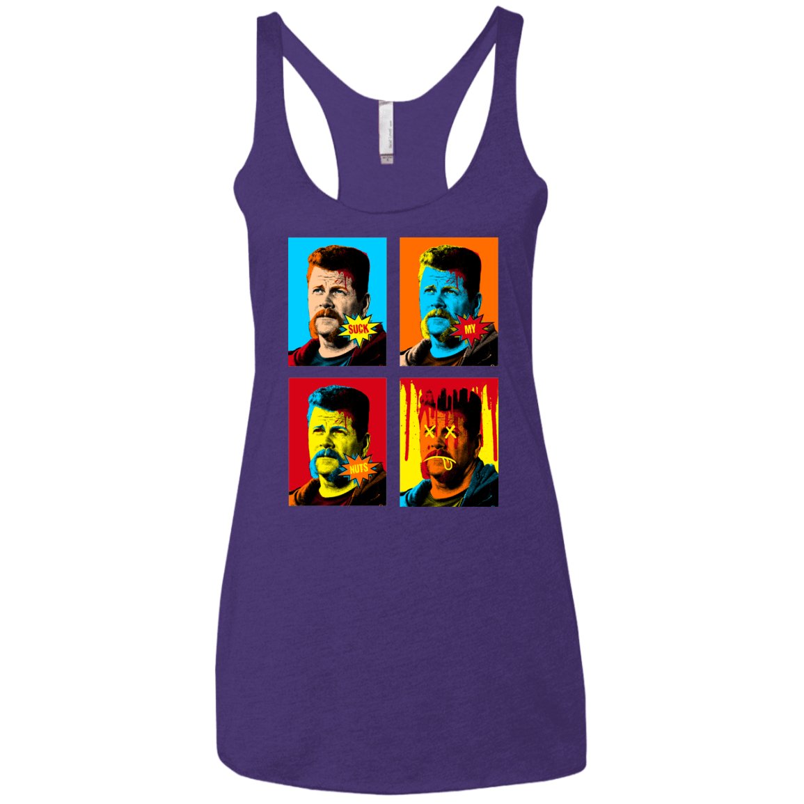 T-Shirts Purple / X-Small The Champ Pop Women's Triblend Racerback Tank