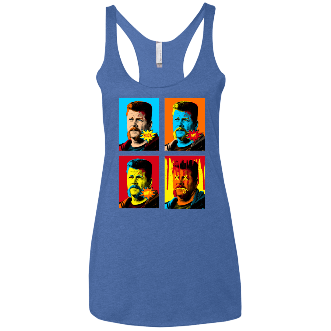 T-Shirts Vintage Royal / X-Small The Champ Pop Women's Triblend Racerback Tank