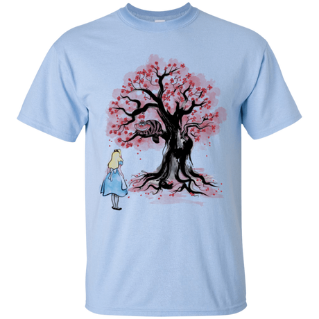 T-Shirts Light Blue / Small The Cheshire's tree Sumi-e T-Shirt