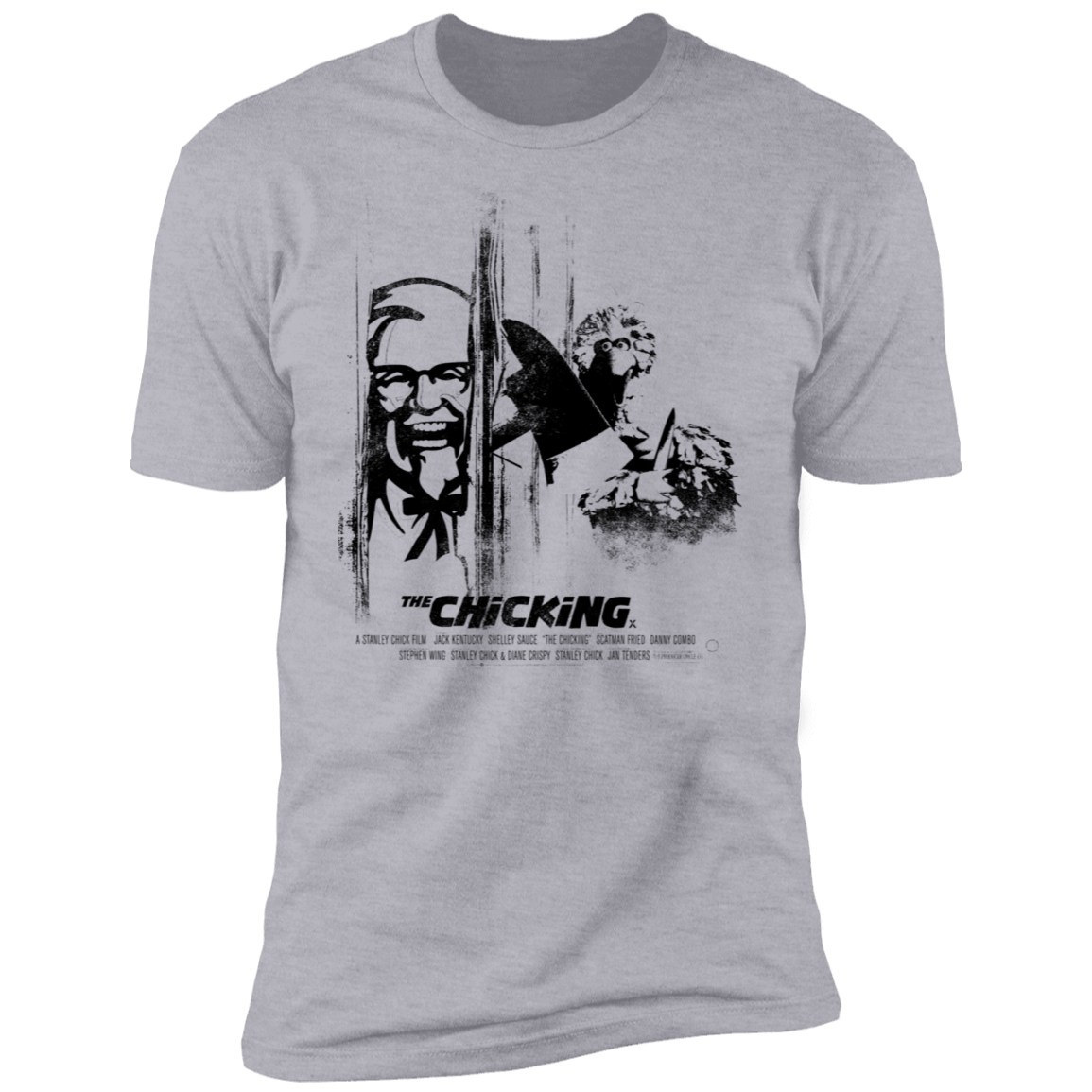 T-Shirts Heather Grey / S The Chicking Men's Premium T-Shirt