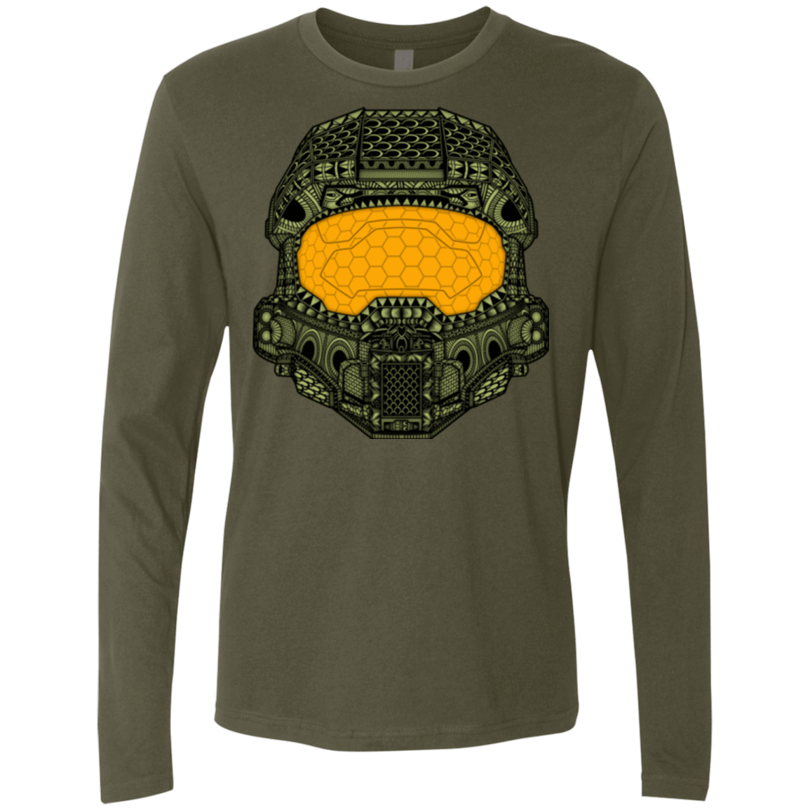 T-Shirts Military Green / Small The Chief Men's Premium Long Sleeve