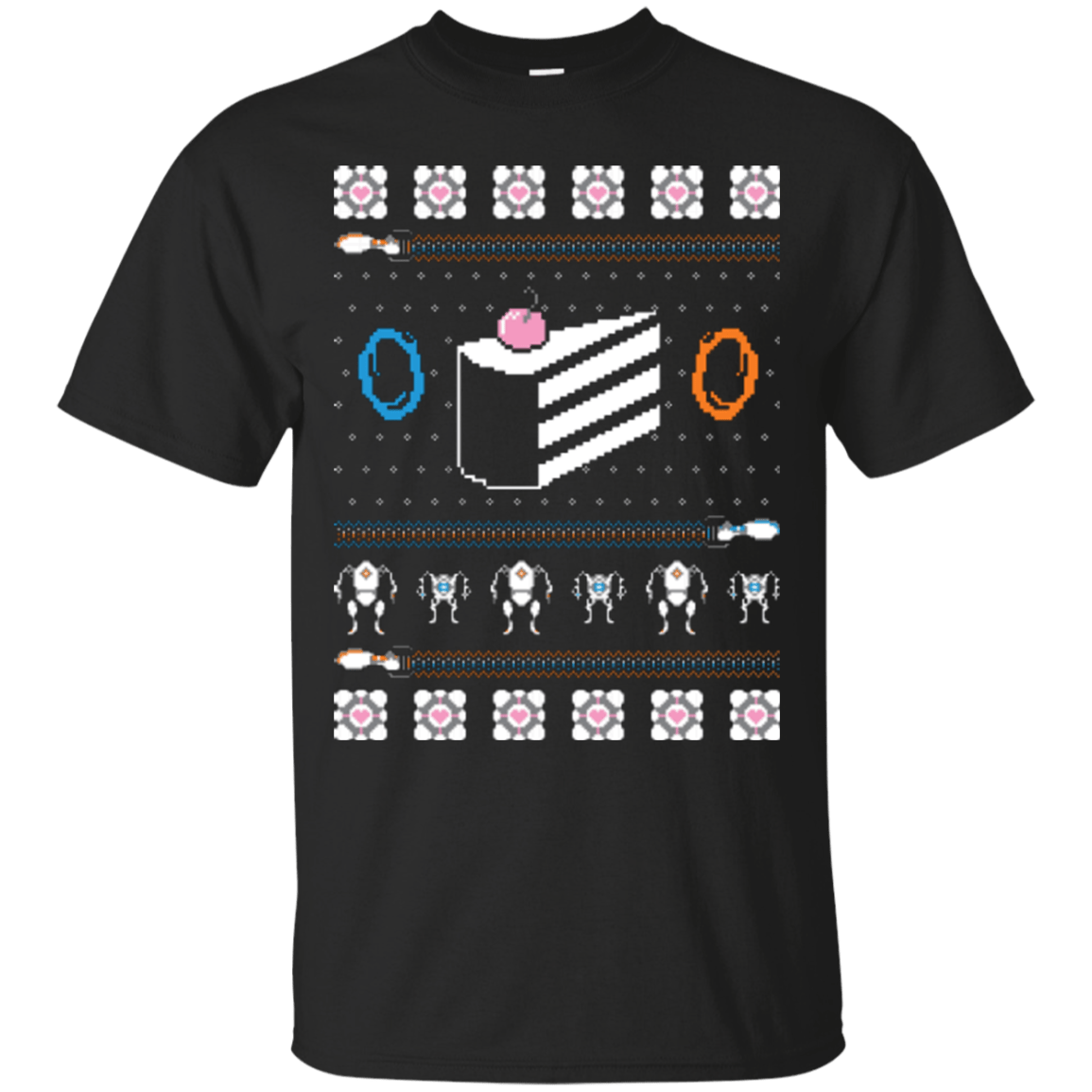 T-Shirts Black / Small The Christmas Cake Is A Lie T-Shirt