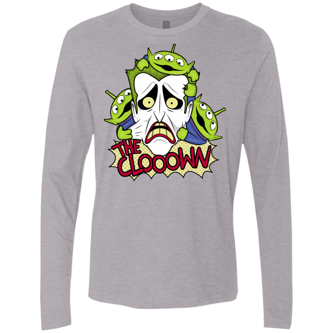 T-Shirts Heather Grey / Small The clooown Men's Premium Long Sleeve