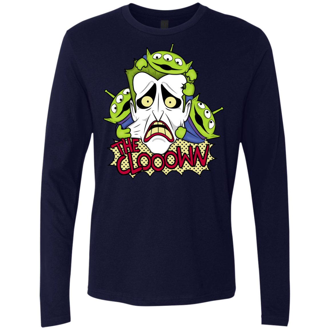 T-Shirts Midnight Navy / Small The clooown Men's Premium Long Sleeve