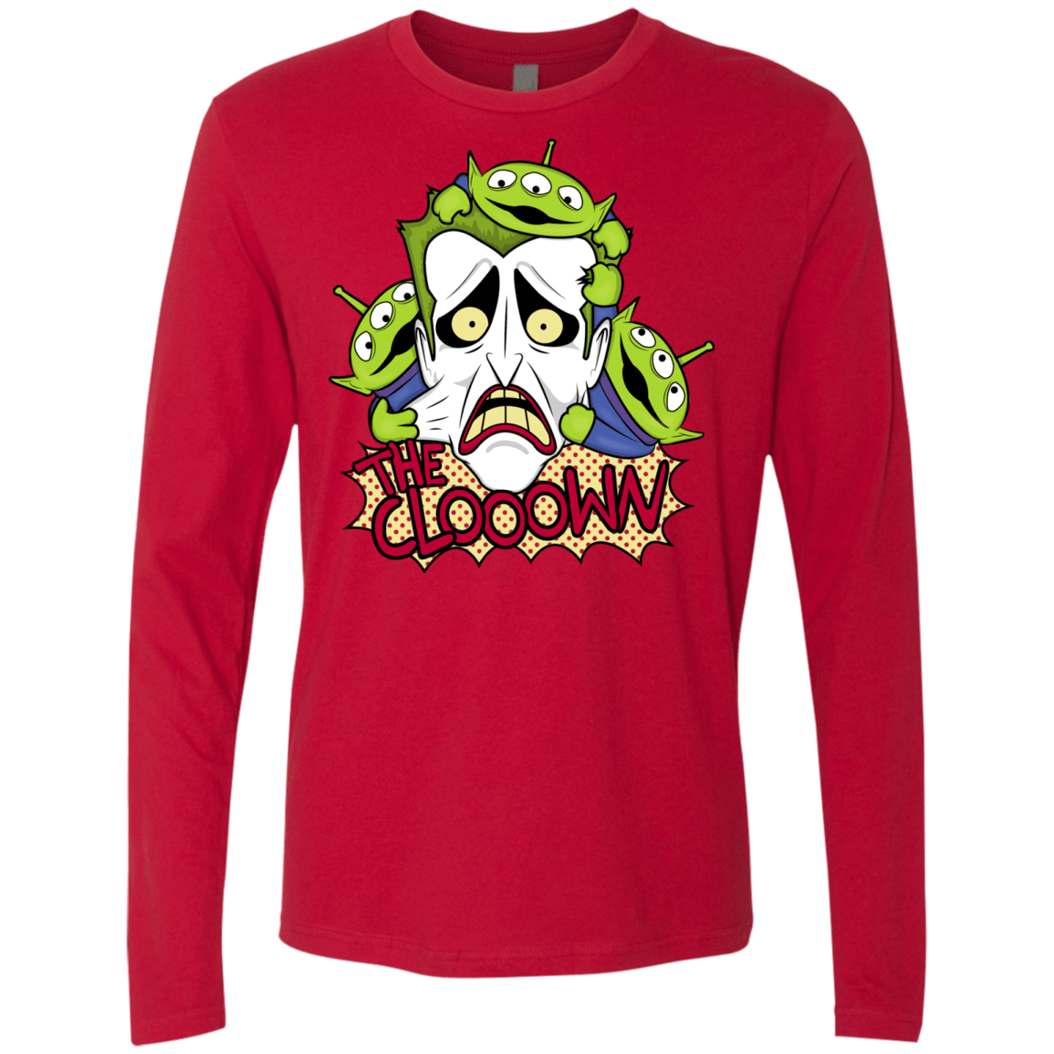 T-Shirts Red / Small The clooown Men's Premium Long Sleeve