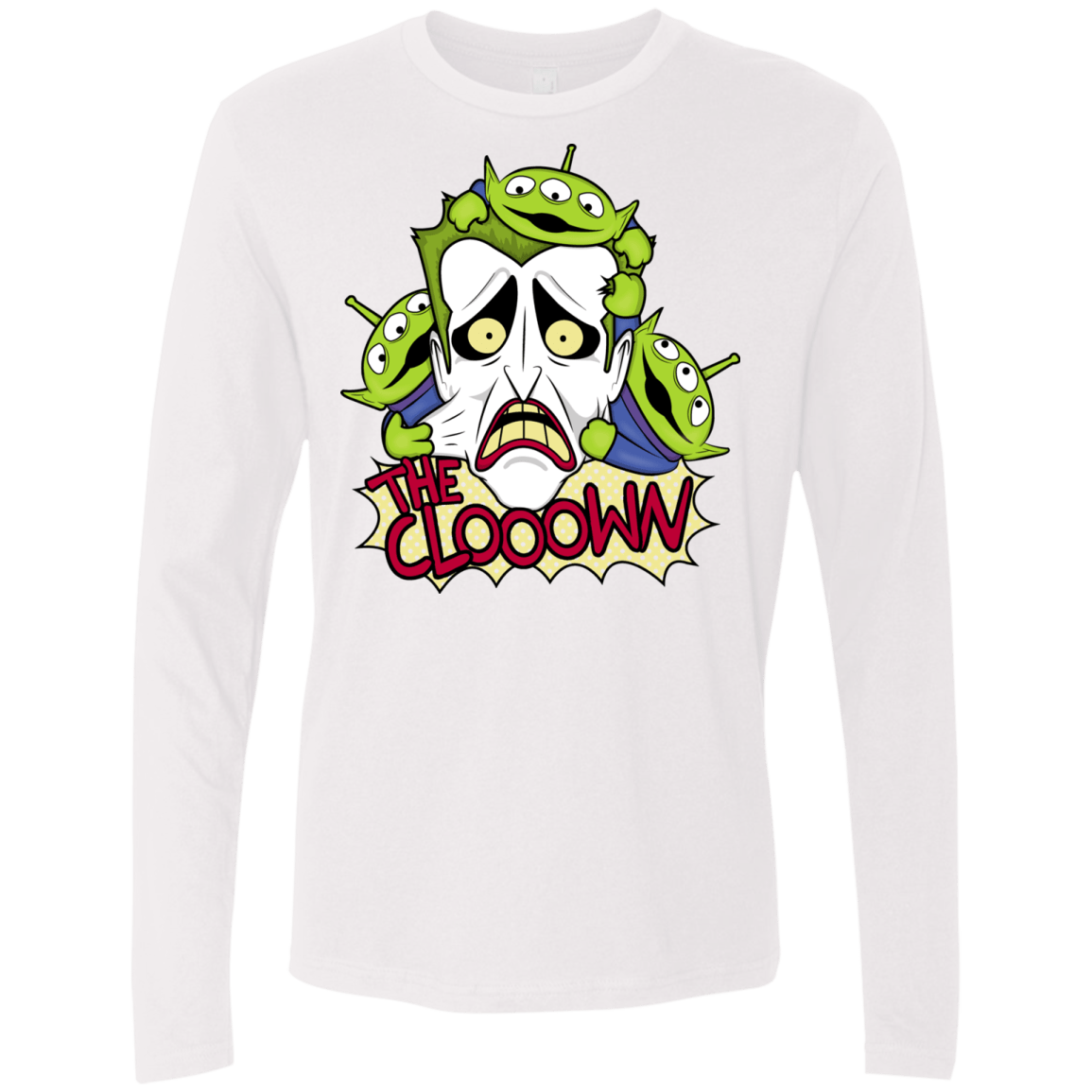 T-Shirts White / Small The clooown Men's Premium Long Sleeve