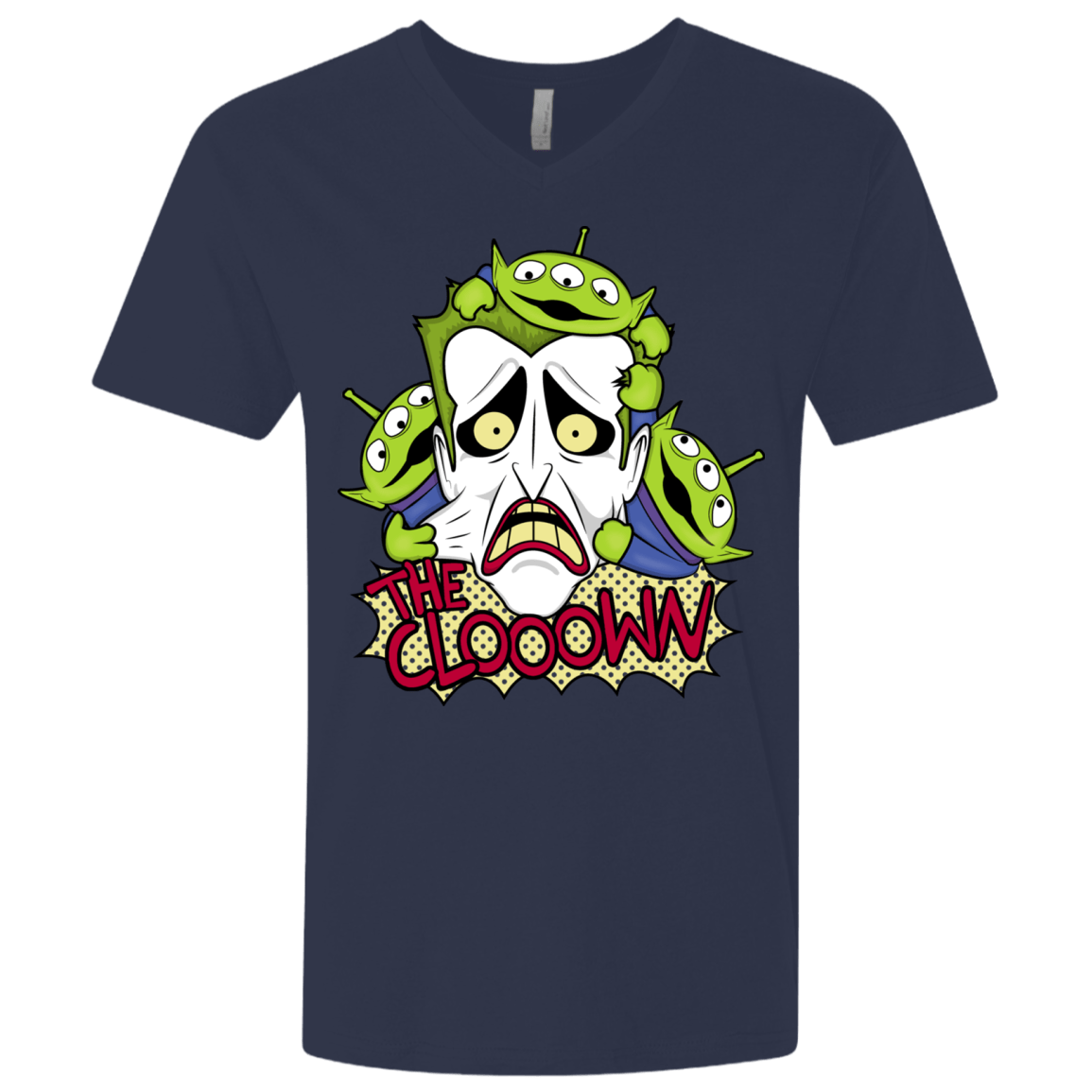 T-Shirts Midnight Navy / X-Small The clooown Men's Premium V-Neck