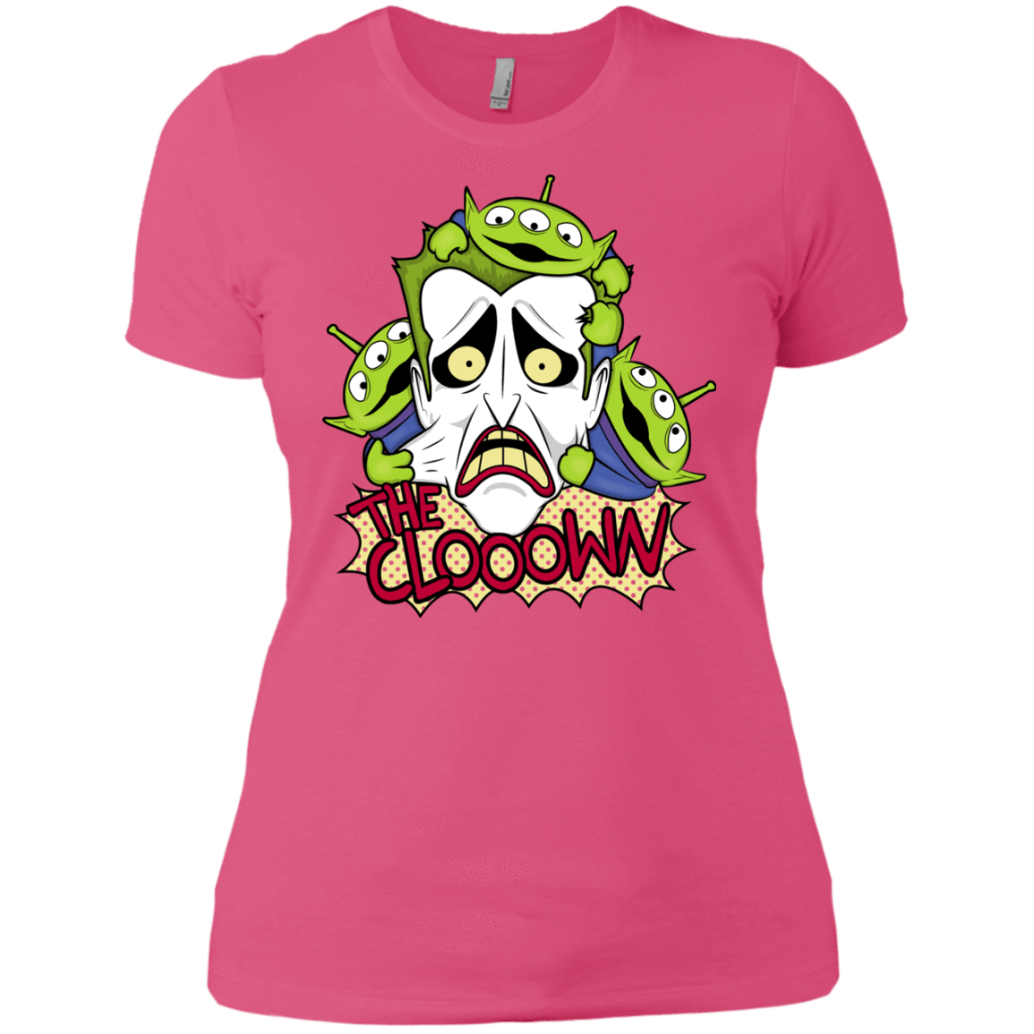 T-Shirts Hot Pink / X-Small The clooown Women's Premium T-Shirt