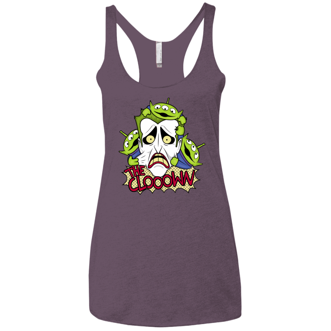 T-Shirts Vintage Purple / X-Small The clooown Women's Triblend Racerback Tank