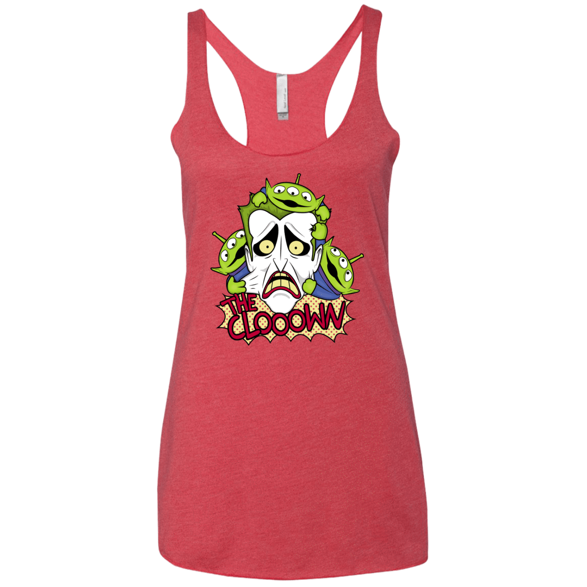 T-Shirts Vintage Red / X-Small The clooown Women's Triblend Racerback Tank