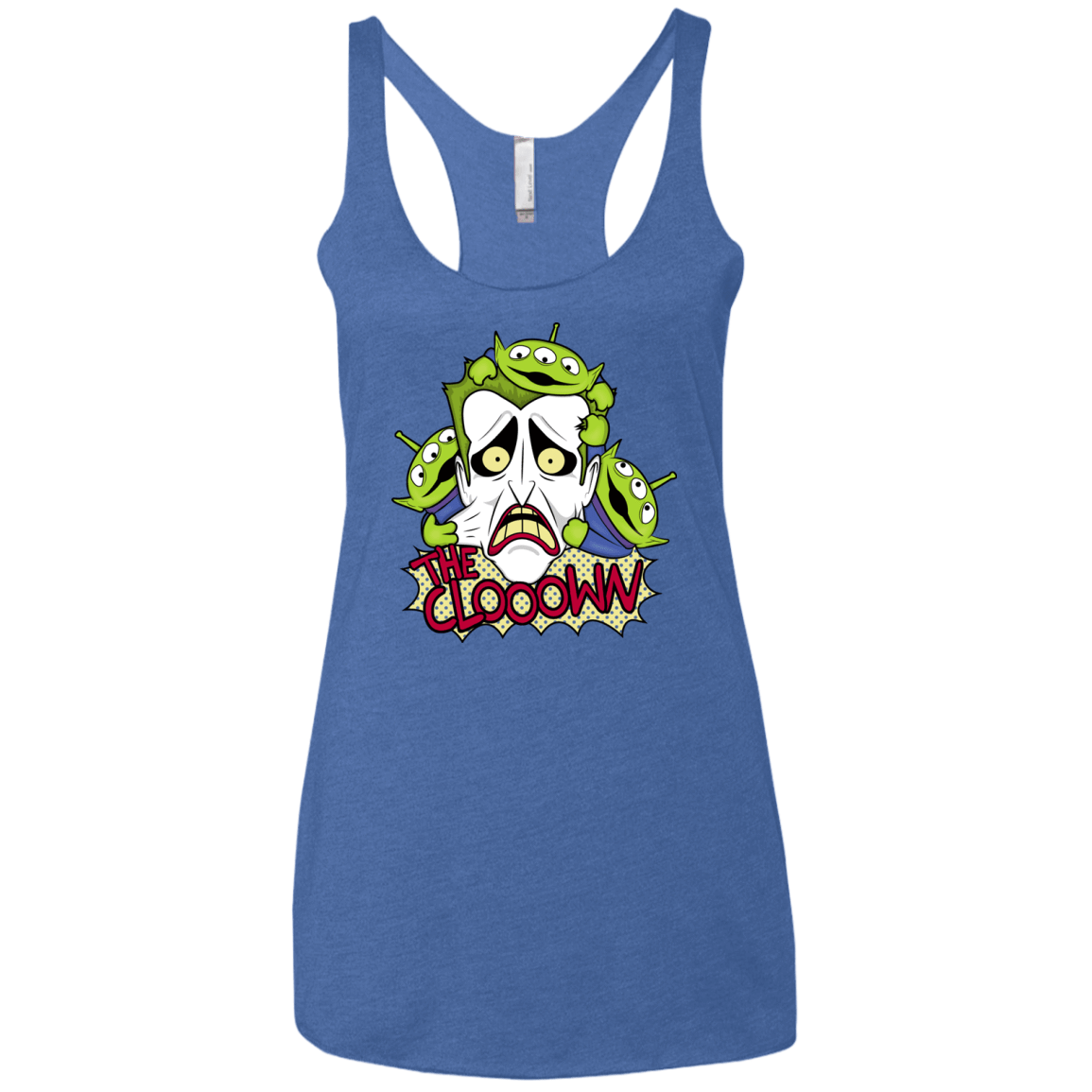 T-Shirts Vintage Royal / X-Small The clooown Women's Triblend Racerback Tank