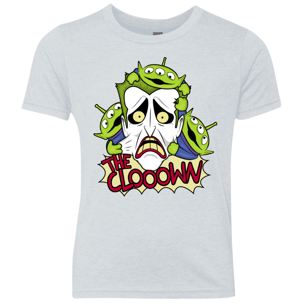 T-Shirts Heather White / YXS The clooown Youth Triblend T-Shirt
