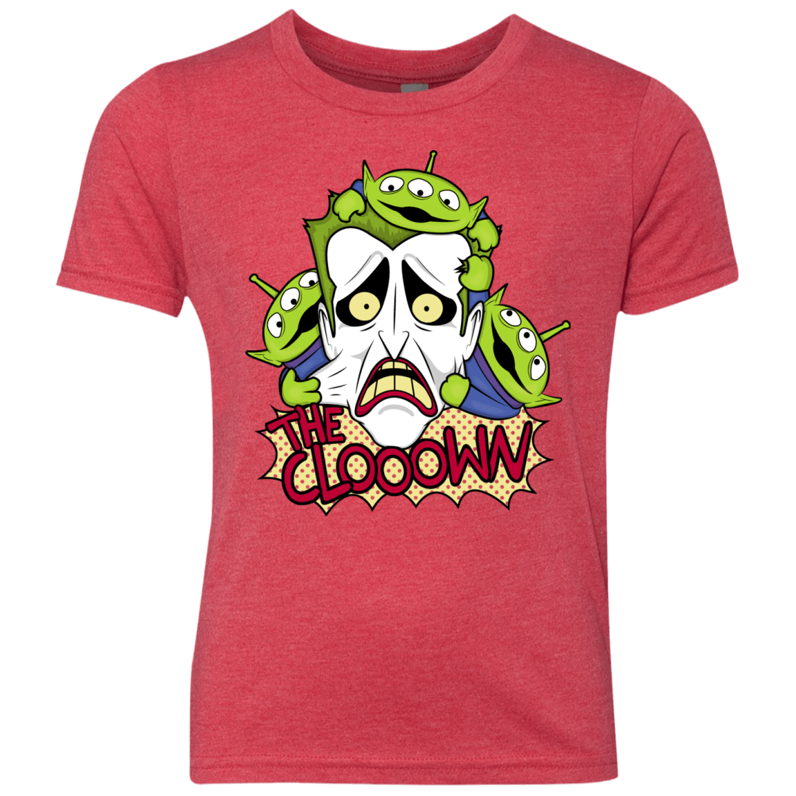 T-Shirts Vintage Red / YXS The clooown Youth Triblend T-Shirt