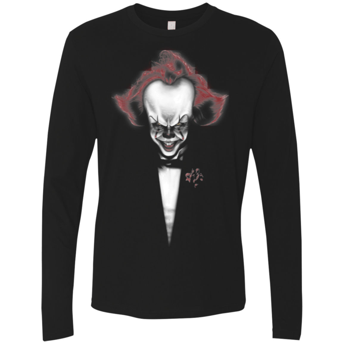 T-Shirts Black / Small The Clown Father Men's Premium Long Sleeve