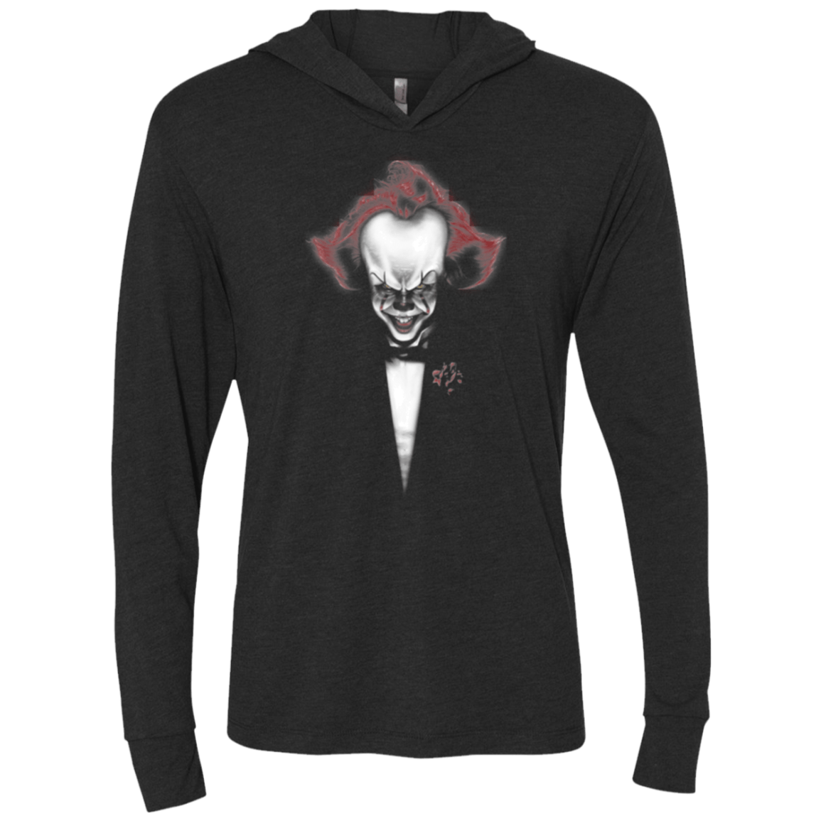 T-Shirts Vintage Black / X-Small The Clown Father Triblend Long Sleeve Hoodie Tee