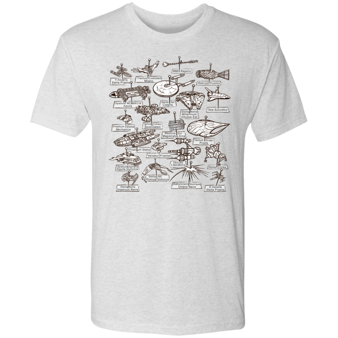 T-Shirts Heather White / S The Collection Men's Triblend T-Shirt