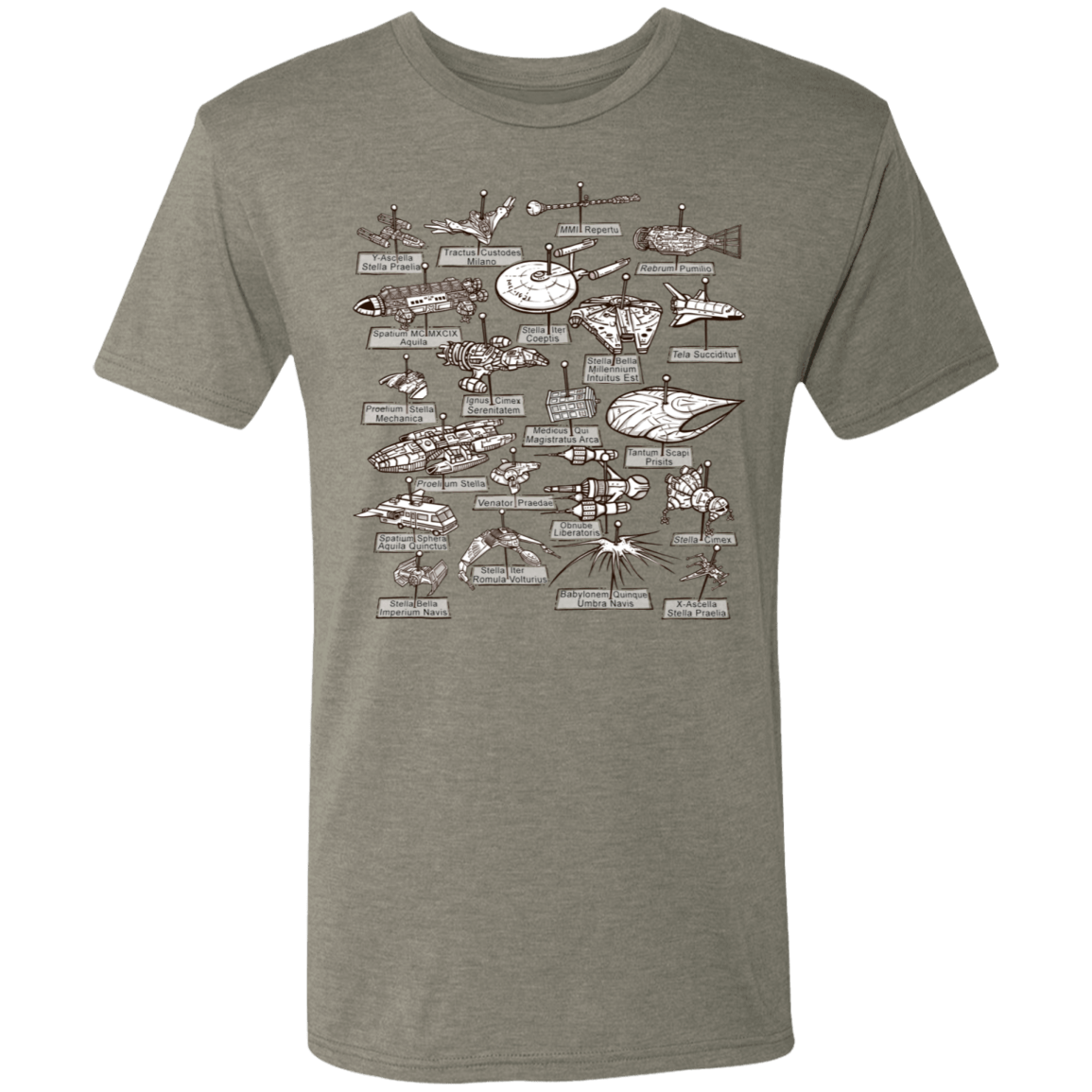 T-Shirts Venetian Grey / S The Collection Men's Triblend T-Shirt