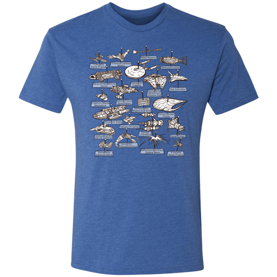 T-Shirts Vintage Royal / S The Collection Men's Triblend T-Shirt