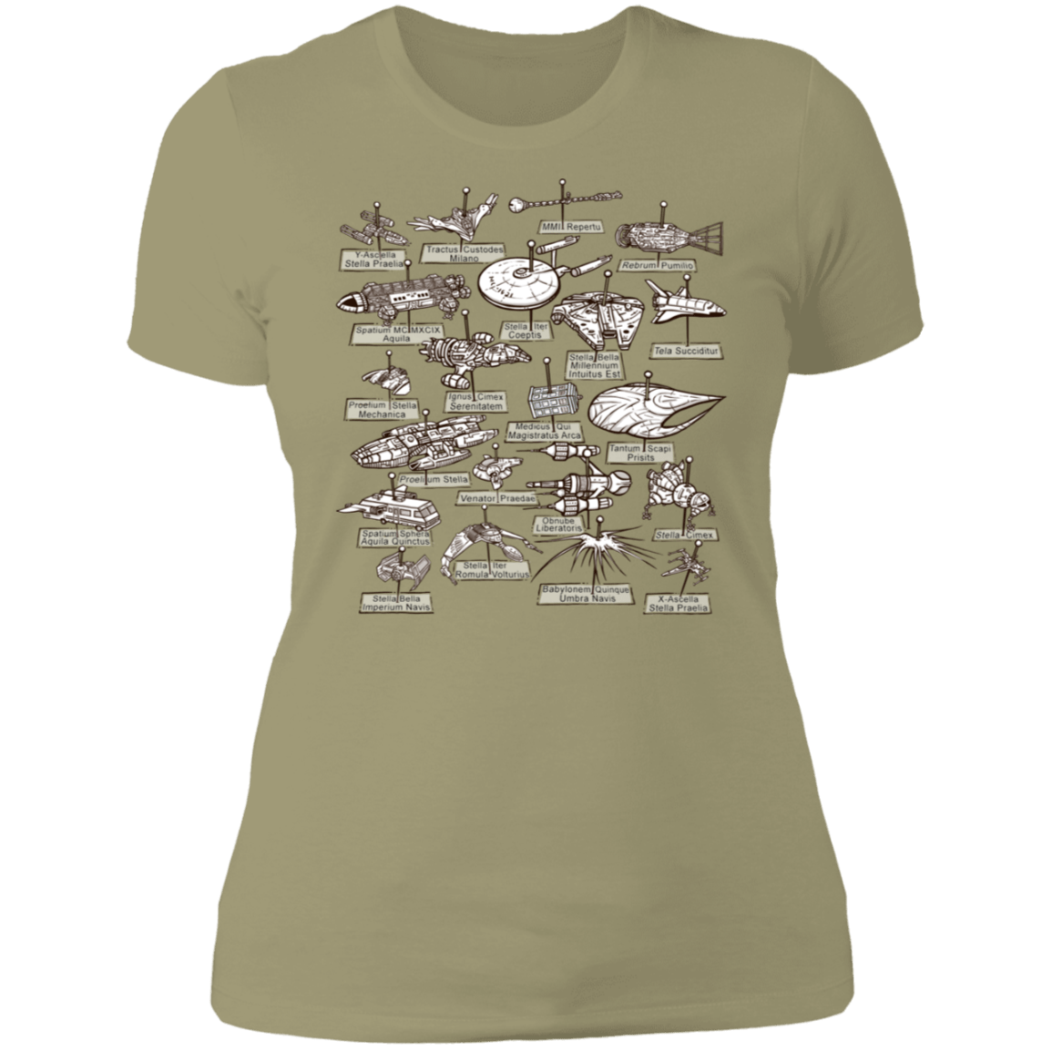 T-Shirts Light Olive / S The Collection Women's Premium T-Shirt