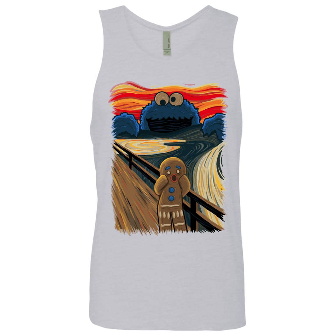 T-Shirts Heather Grey / Small The Cookie Muncher Men's Premium Tank Top