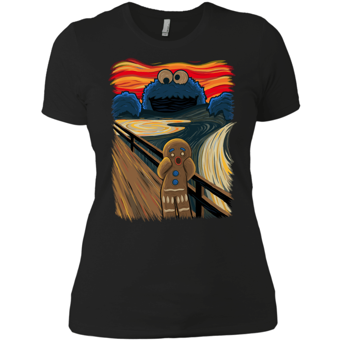 T-Shirts Black / X-Small The Cookie Muncher Women's Premium T-Shirt