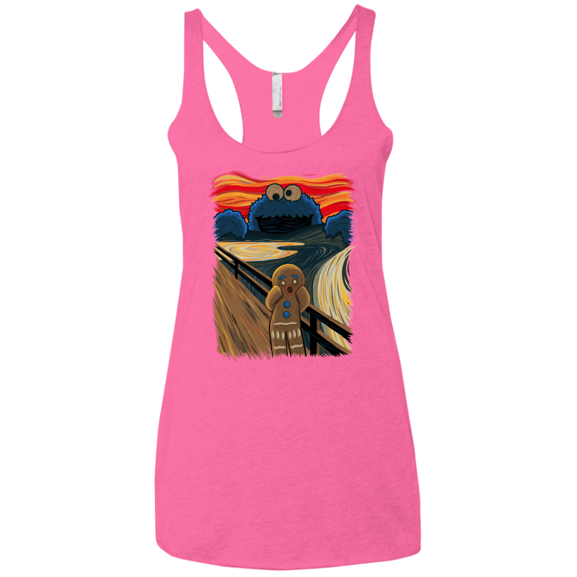 T-Shirts Vintage Pink / X-Small The Cookie Muncher Women's Triblend Racerback Tank