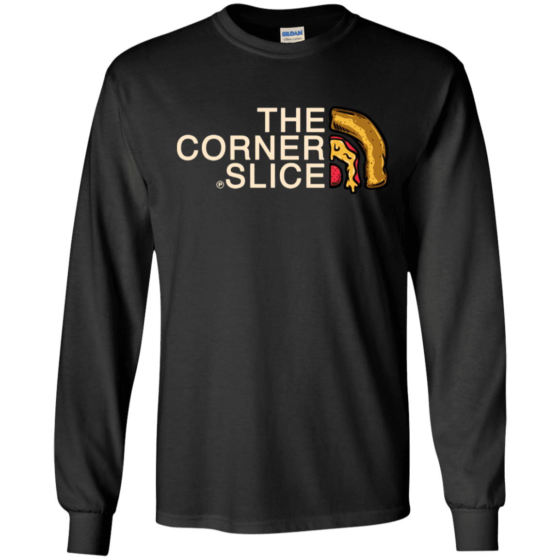 T-Shirts Black / S The Corner Slice Men's Long Sleeve T-Shirt