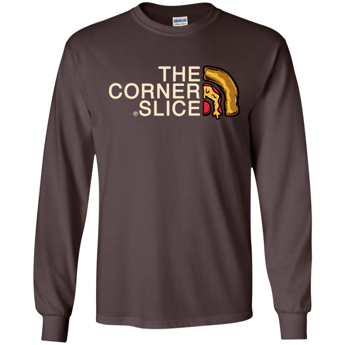 T-Shirts Dark Chocolate / S The Corner Slice Men's Long Sleeve T-Shirt