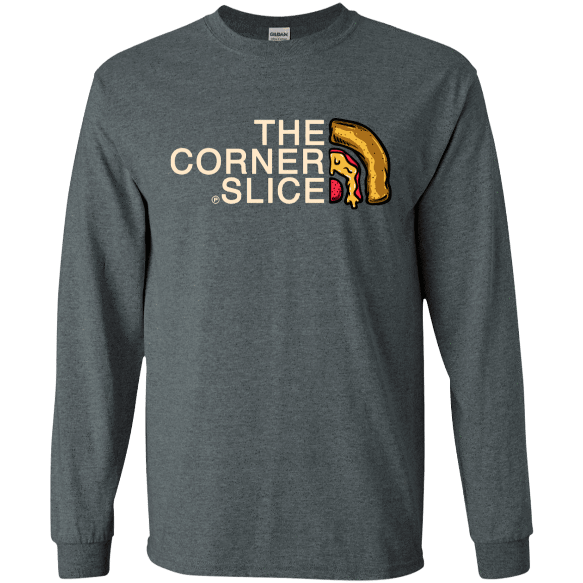 T-Shirts Dark Heather / S The Corner Slice Men's Long Sleeve T-Shirt