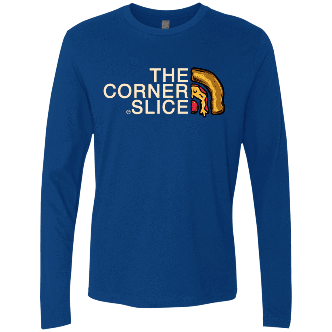 T-Shirts Royal / S The Corner Slice Men's Premium Long Sleeve
