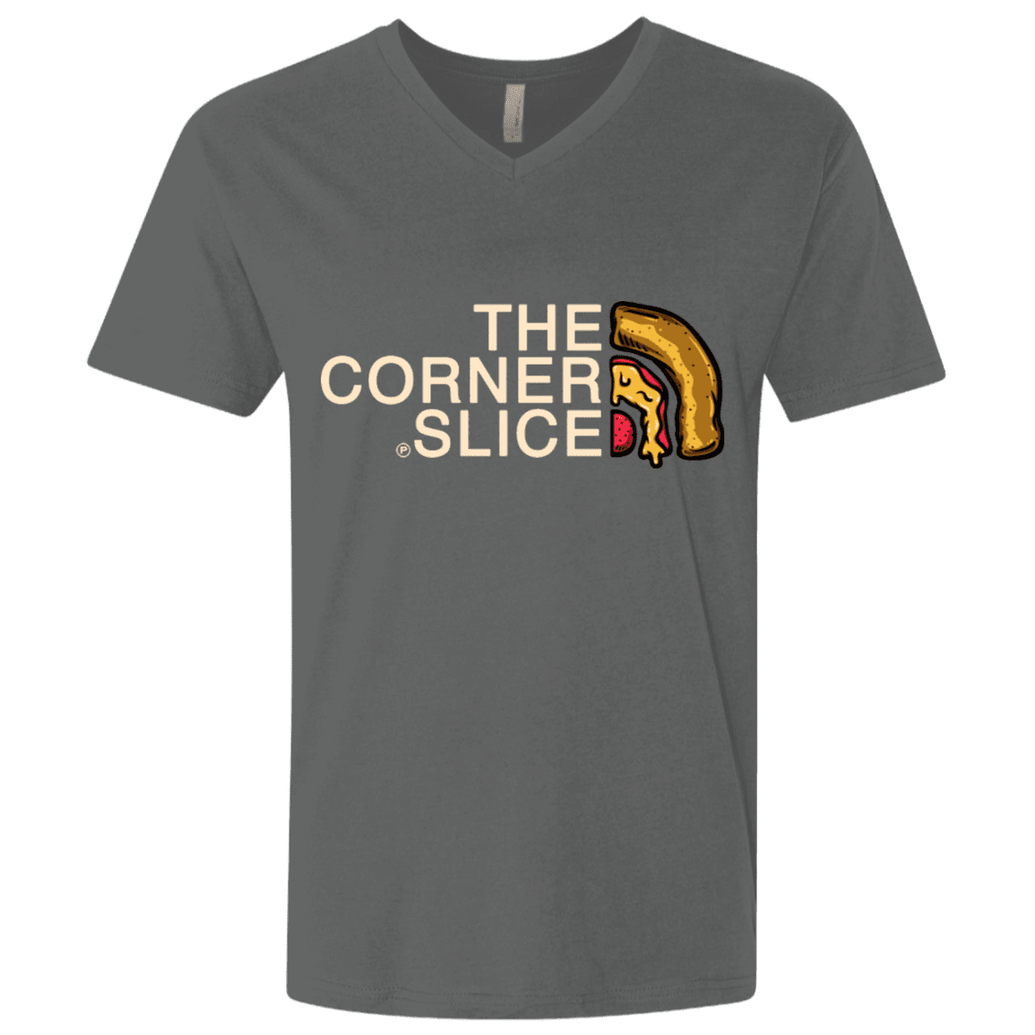 T-Shirts Heavy Metal / X-Small The Corner Slice Men's Premium V-Neck