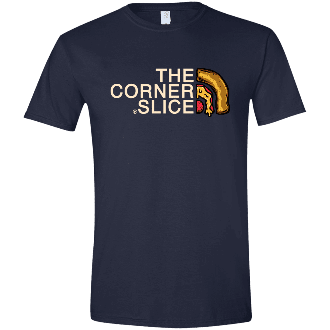 T-Shirts Navy / X-Small The Corner Slice Men's Semi-Fitted Softstyle