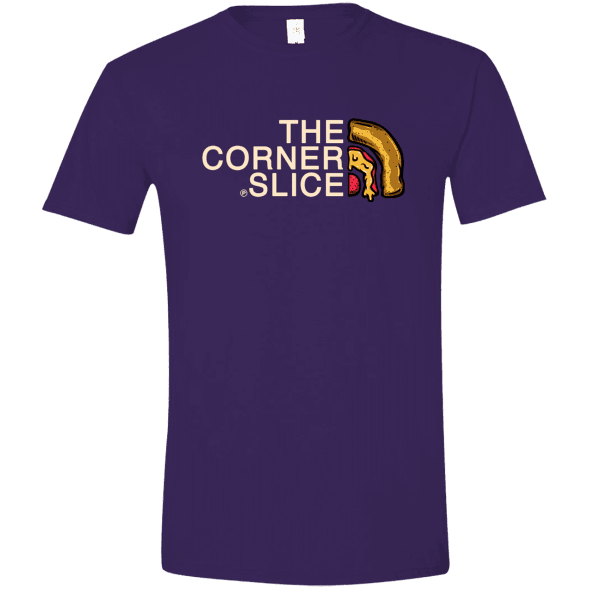 T-Shirts Purple / S The Corner Slice Men's Semi-Fitted Softstyle